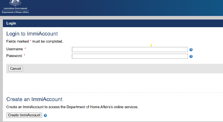 نحوه ثبتنام در سایت رسمی اداره مهاجرت استرالیا