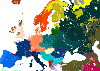 جمعیت اروپا توسط مهاجران ایرانی